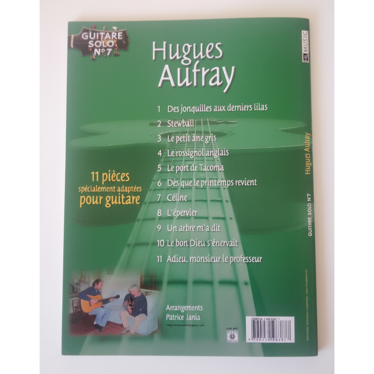 Hugues Aufray guitare solo liste chansons Céline Stewball tablature partition