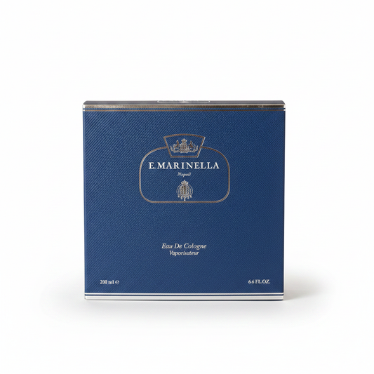 Coffret bleu E. Marinella Napoli Eau de Cologne 200 ml, parfum de niche napolitain