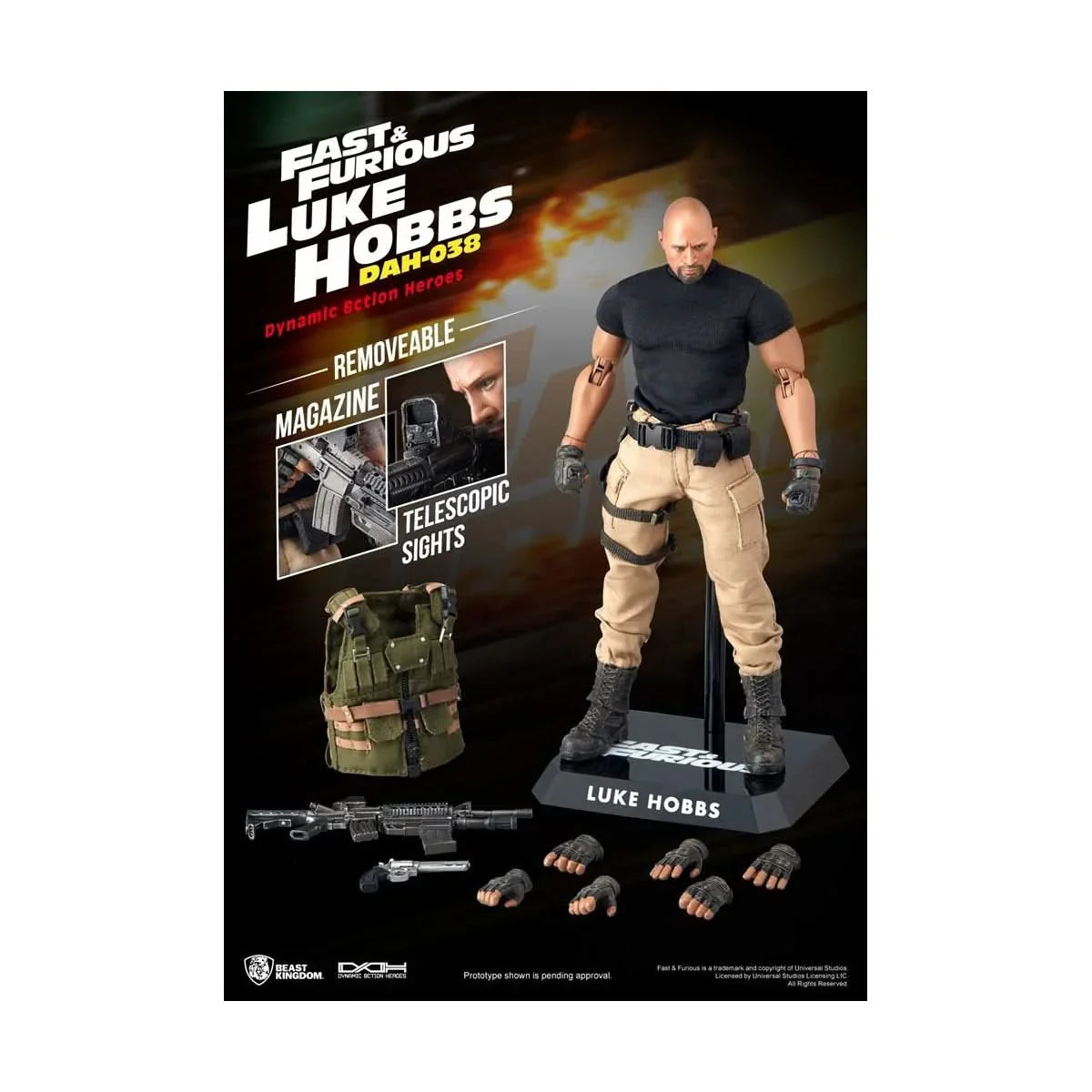 Figurine Dynamic Action Heroes 1/9 Luke Hobbs 21 cm Fast & Furious
	
boutique figurine