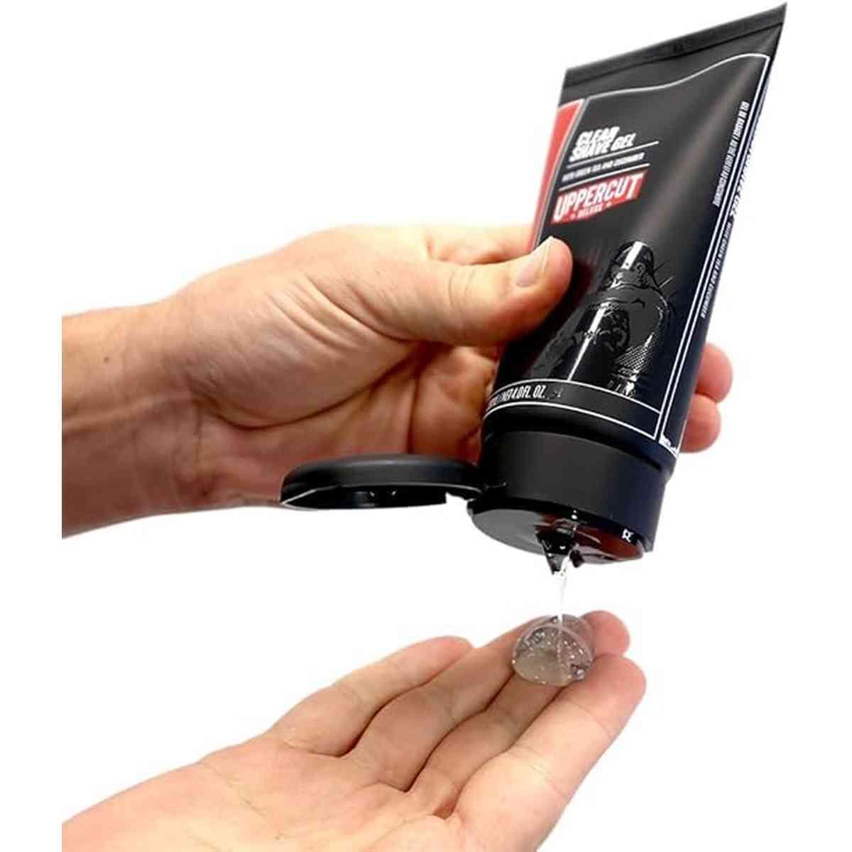 Gel de rasage transparent UPPERCUT DELUXE AU THE VERT