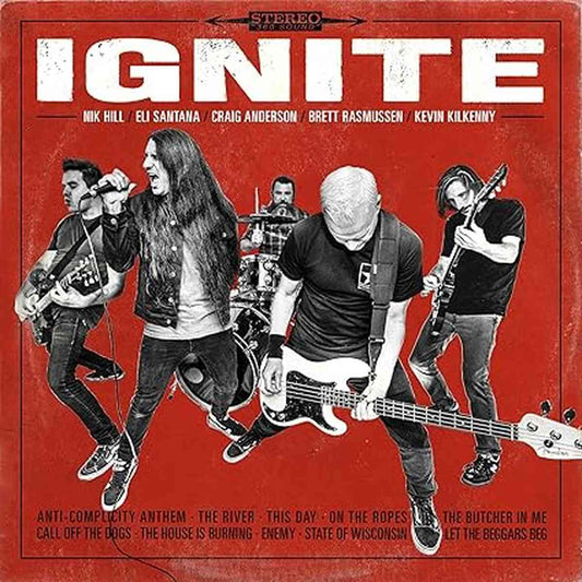 Ignite CD album éponyme 2022 – groupe melodic hardcore Orange County California – Eli Santana Nik Hill Brett Rasmussen Craig Anderson Kevin Kilkenny – Napalm Records