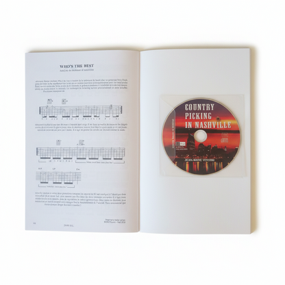 Intérieur du livre Country Picking in Nashville avec CD par Jean-Marc Versini