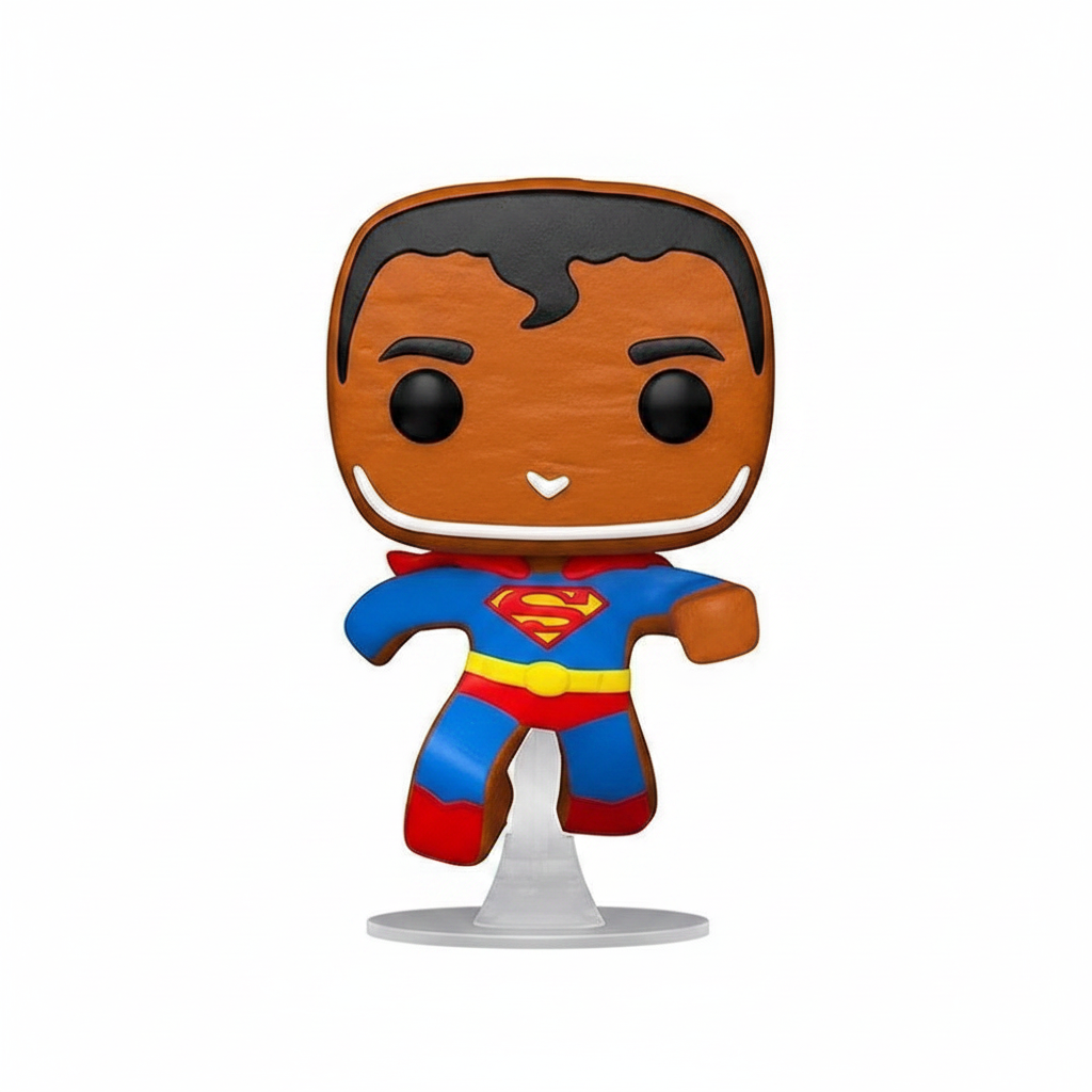 Funko Pop! Gingerbread Superman - DC Holiday Special Edition, zoom figurine individuelle