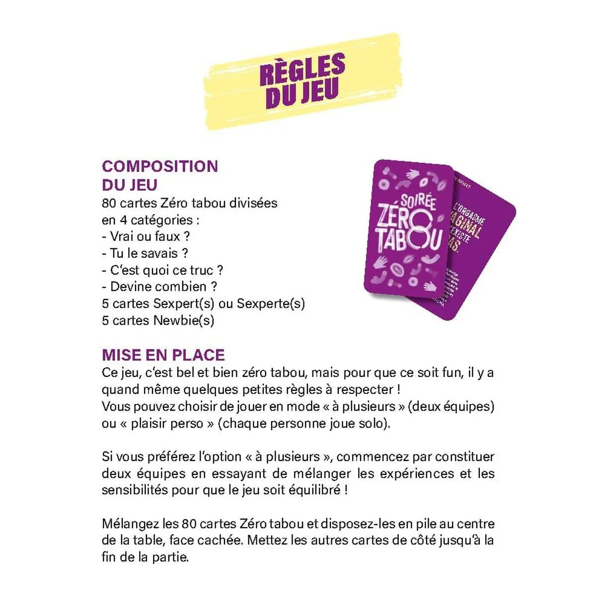 Soirée zéro tabou: Qui sera le ou la meilleur e sexpert e ?