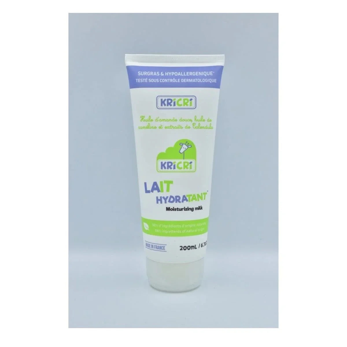 Lait hydratant Bébé et nourrisson 200ml Kricri