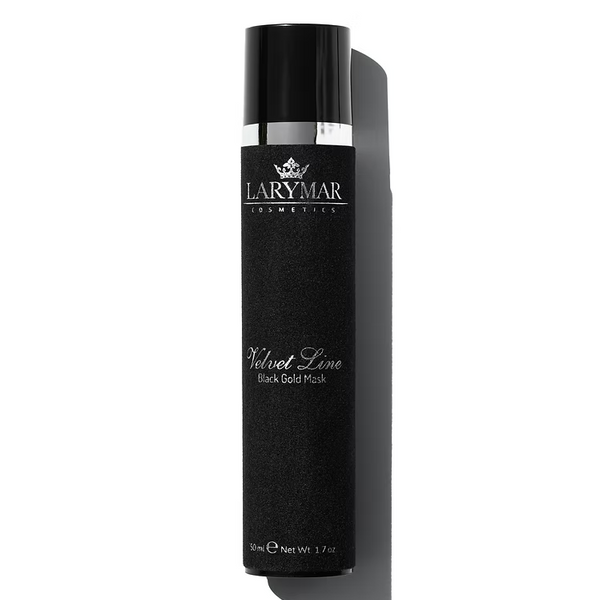 Masque visage Larymar Black Gold Mask Velvet Line or pur anti-âge charbon de bambou