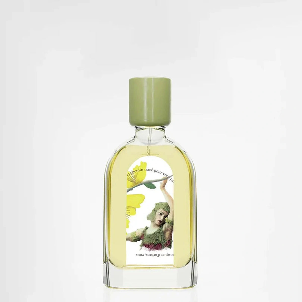Eau de parfum Bois Tabac Virginia Le Jardin Retrouvé flacon 50 ml bouchon vert