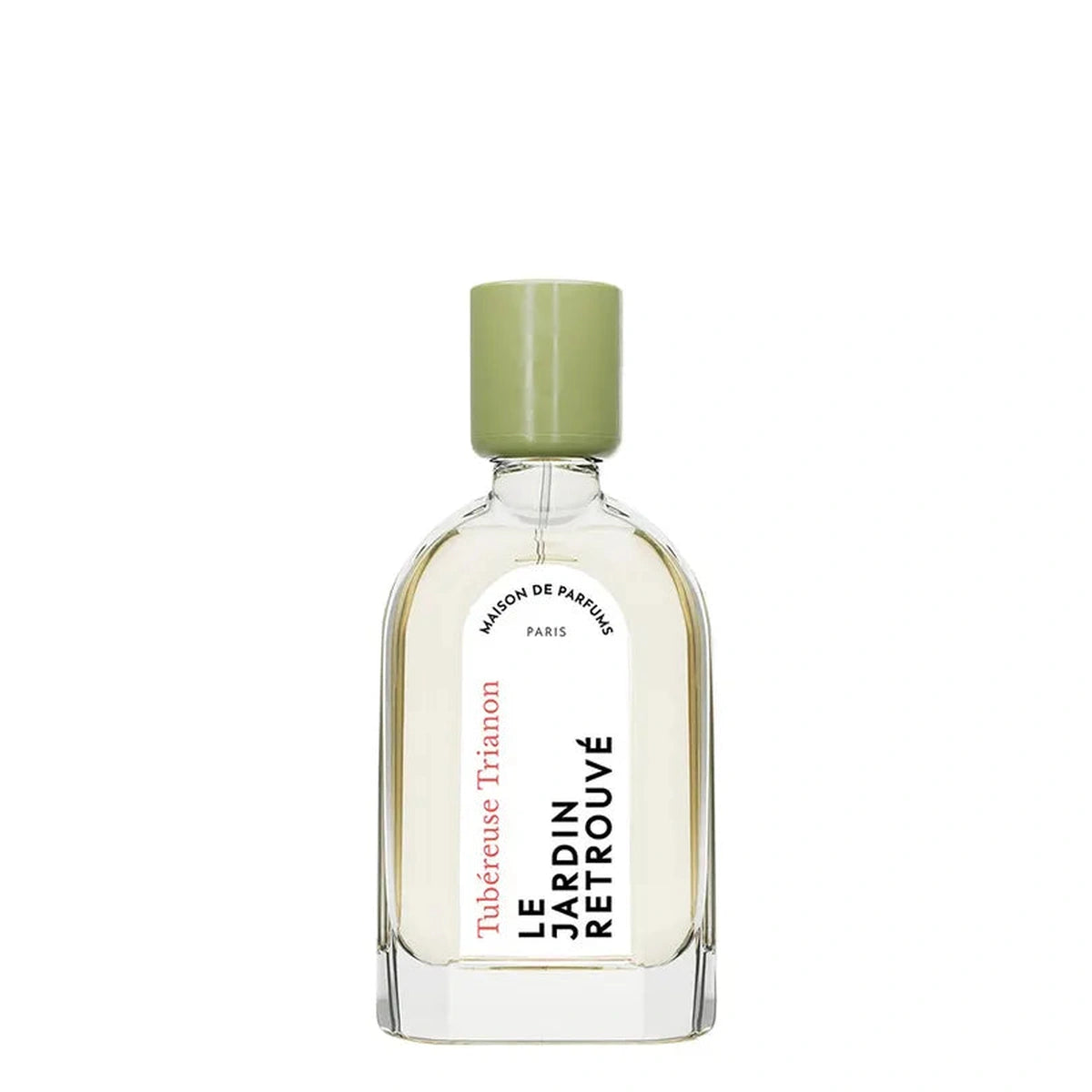 Eau de parfum Tubéreuse Trianon Le Jardin Retrouvé flacon 50 ml bouchon vert