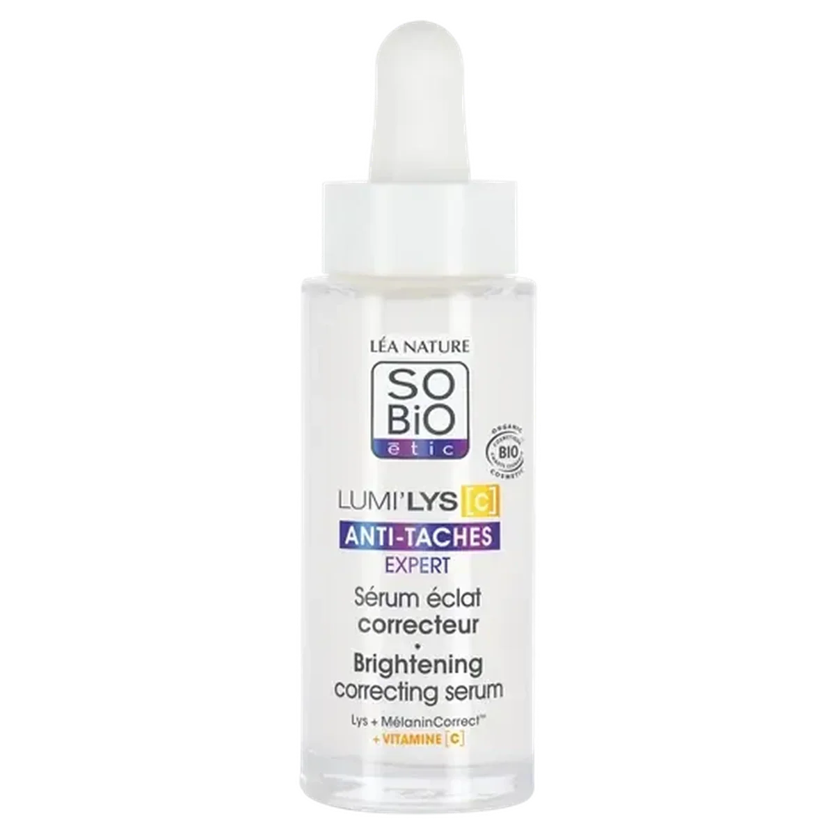 Sérum éclat correcteur léa nature lumi'lys anti-taches so bio etic
site de vente osmetique bio
