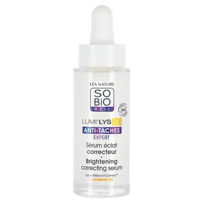 Sérum éclat correcteur léa nature lumi'lys anti-taches so bio etic
site de vente osmetique bio