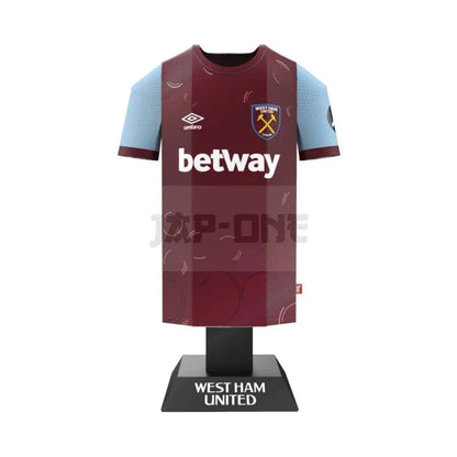 Maillot métal West Ham United domicile 2023/24 acier inoxydable sponsor betway