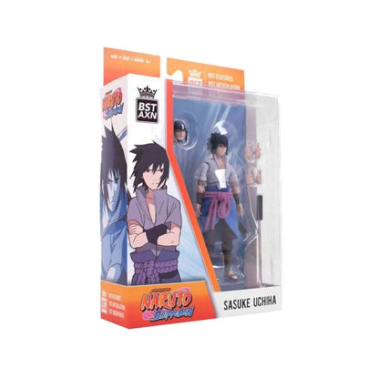 Naruto Shippuden figurine BST AXN Sasuke Uchiha 13cm The Loyal Subjects - packaging boîte-fenêtre collector 31 points articulation