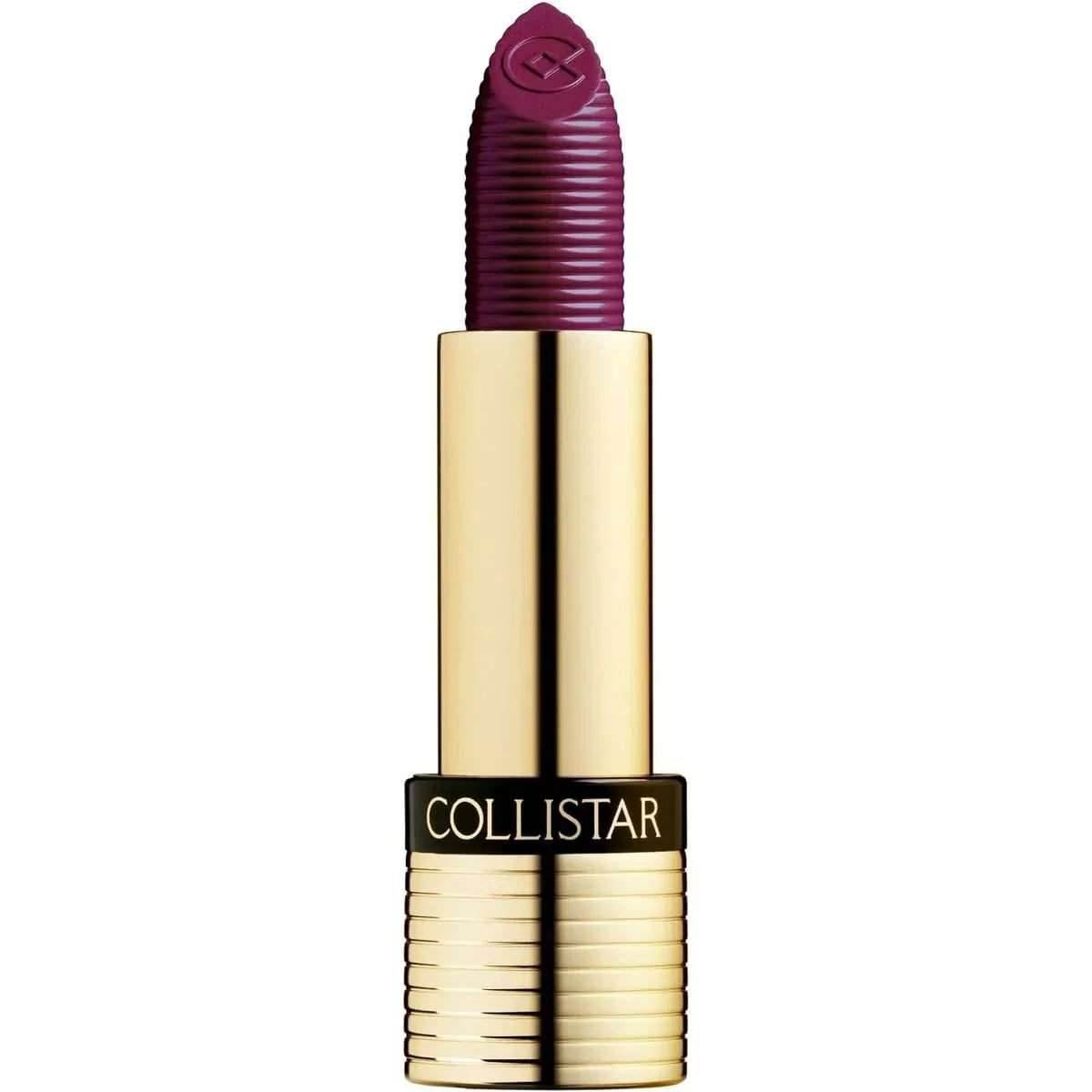 Rouge à lèvres Numéro 17 Violet COLLISTAR au fini métallique intense. Sa formule enrichie en extraits de fleur de lotus hydrate et protège les lèvres.