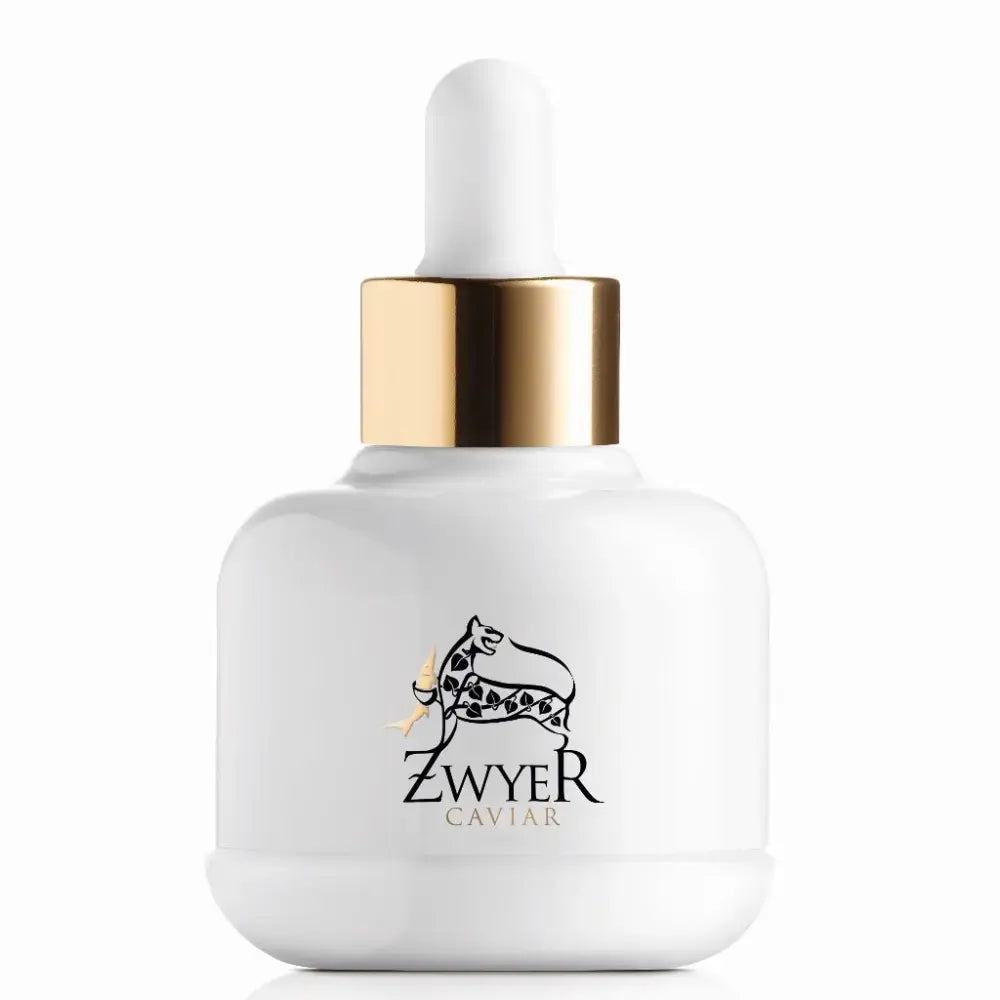 Sérum régénérateur de peau Zwyer Caviar 30 ml flacon blanc compte-gouttes bouchon doré