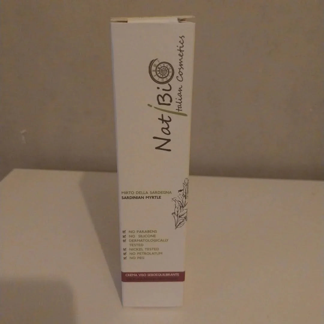 Crème visage sébo-équilibrante NatiBio A la Mythe sarde