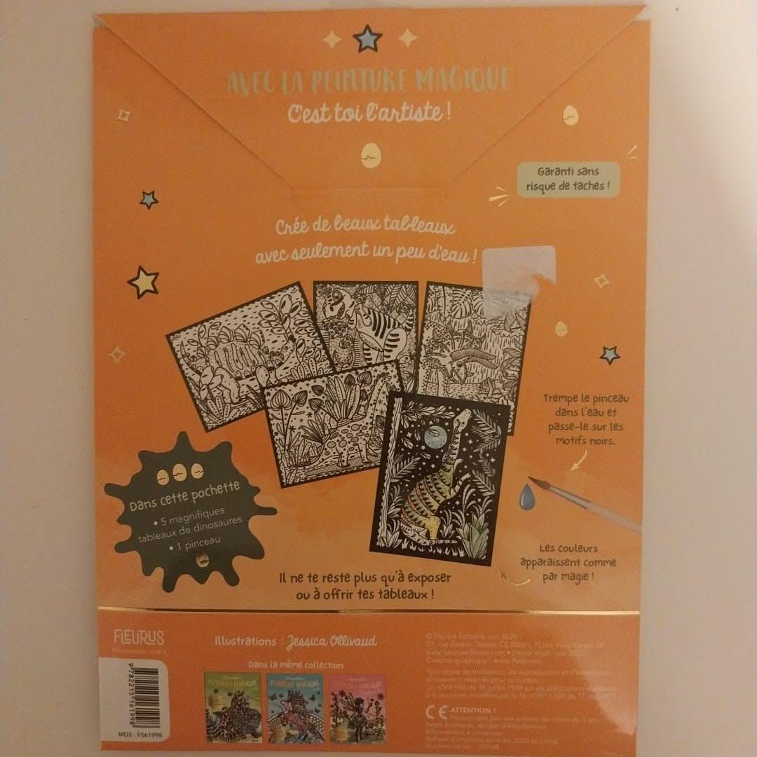 Mon atelier peinture magique - Dinosaures.