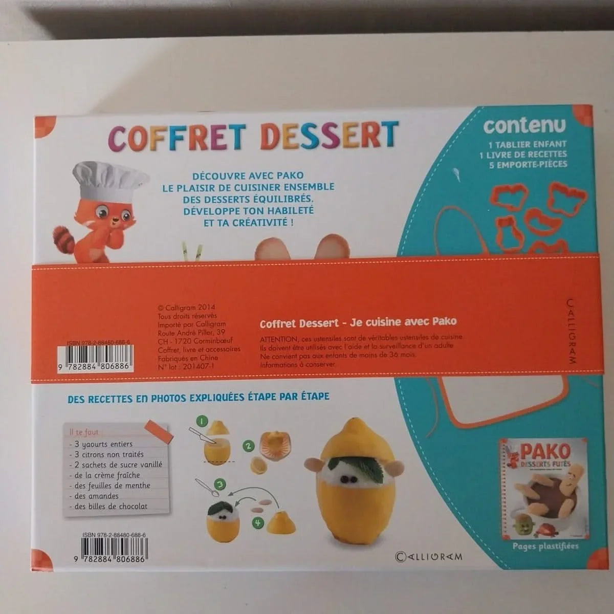 Coffret dessert: Je cuisine avec Pako