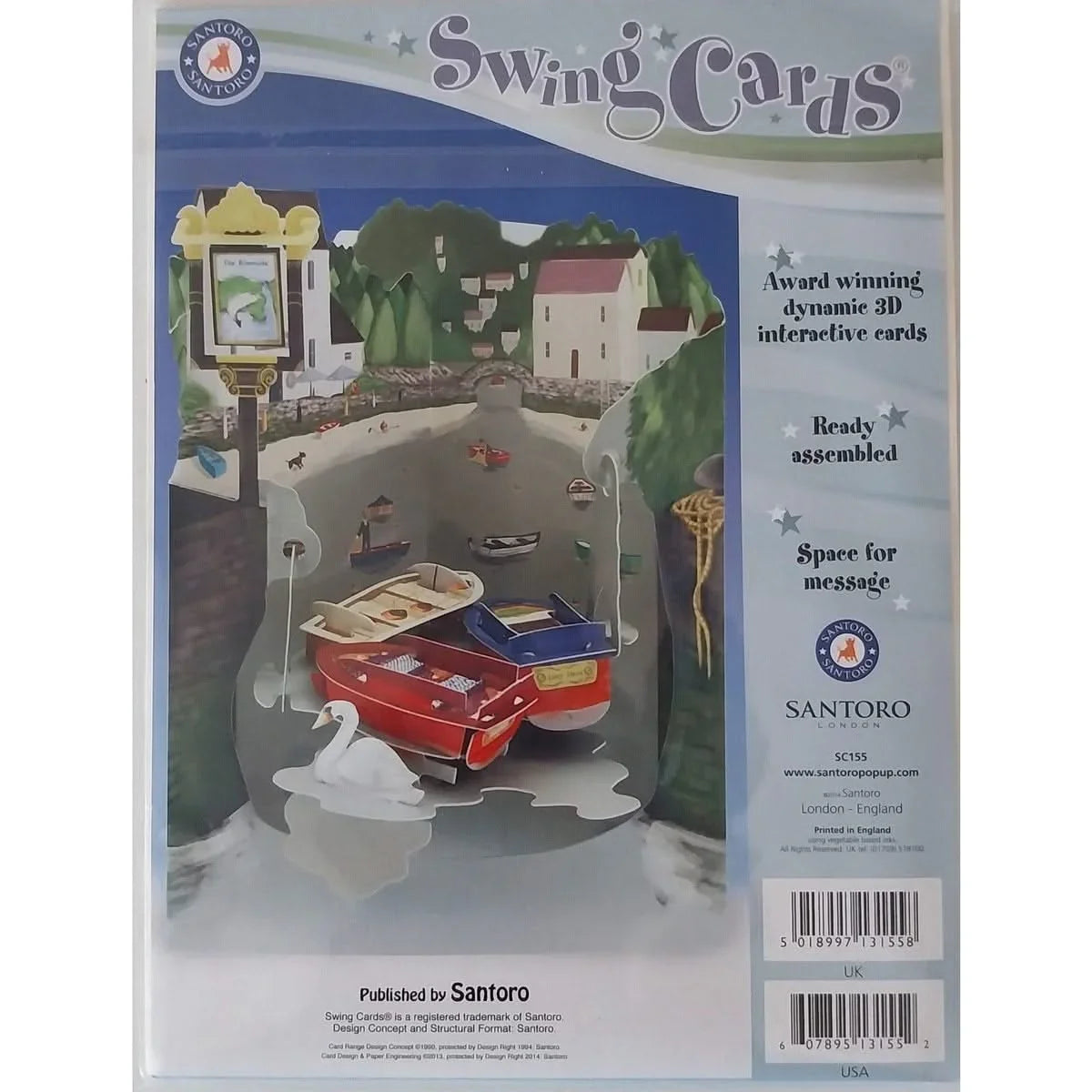 Carte de voeux 3D Santoro Dressing