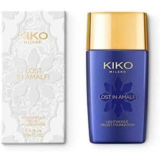 KIKO Milano Lost In Amalfi Fond de Teint Velours Léger 08 Cacao