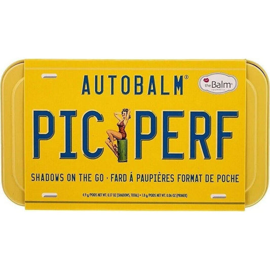 theBalm Autobalm Picture Perfect - Fard à paupières format de poche, pratique pour les retouches, avec des ombres à paupières de haute qualité en boîte compacte et élégante