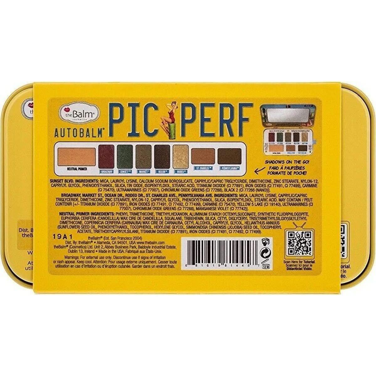 theBalm Autobalm Fard A Paupiere Picture Perfect Eye Shadow Palette