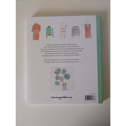 couverture du livre Aquarelle - La Touche Parisienne en 17 étapes