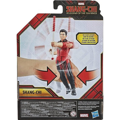 SHANG CHI Hasbro Marvel légende des dix Anneaux Figurine d'action avec Fonction Bo Staff Attack