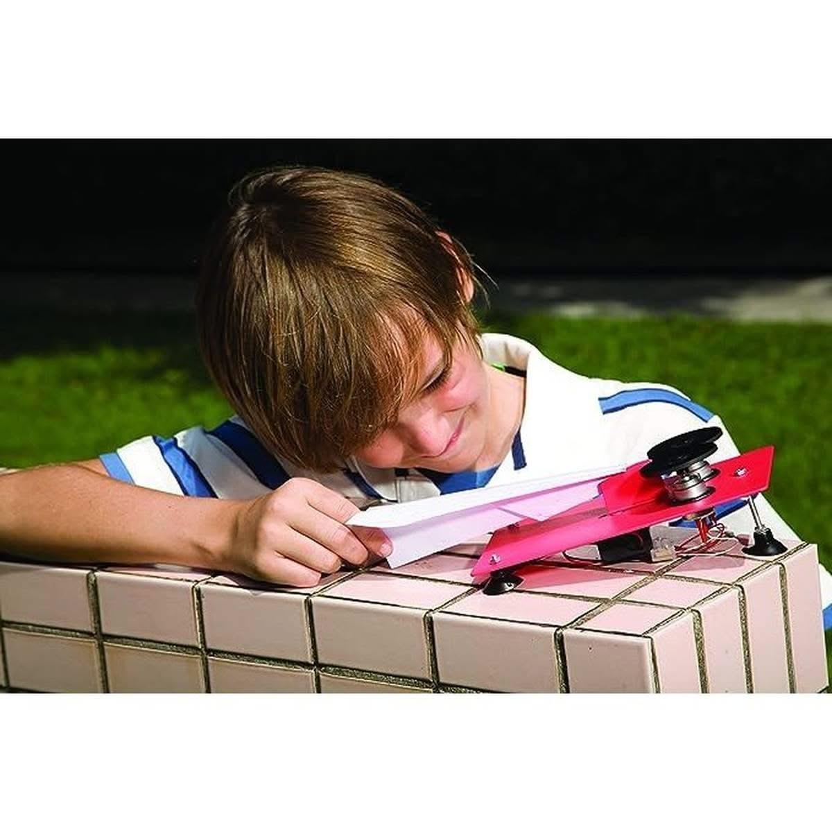 Lanceur d avion en papier 4M.Kit créatif