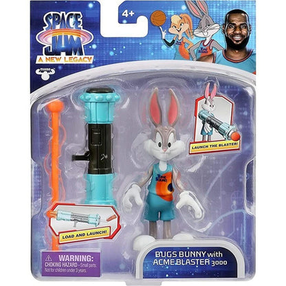 Space Jam 2 : A New Legacy Figurine articulée : Bugs Bunny avec accessoires ACME Blaster 3000