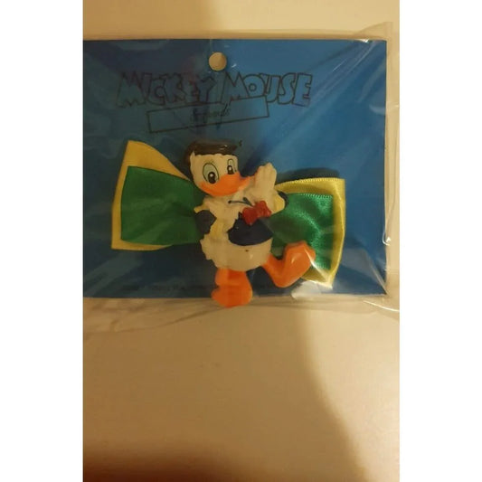 Barette cheveux donald duck peinte a la main
