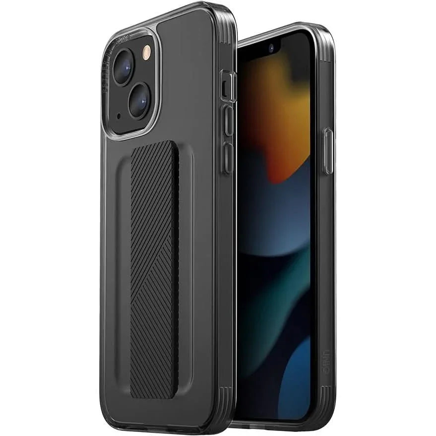 Coque de Protection Robuste avec Lanière de Maintien et Sangle Solide - Résistance aux Chutes Noir iPhone 13
