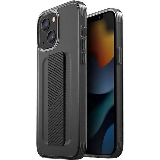 Coque de Protection Robuste avec Lanière de Maintien et Sangle Solide - Résistance aux Chutes Noir iPhone 13