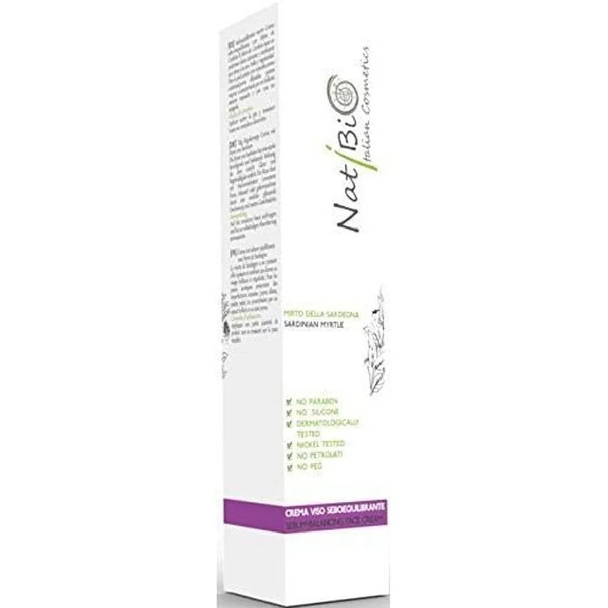 Crème visage sébo-équilibrante NatiBio A la Mythe sarde