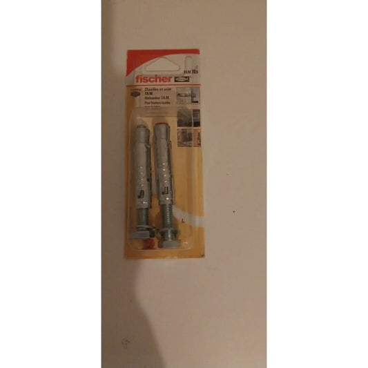 FISCHER Cheville lourde ta m10 s - Blister de 2. Bricolage quinquaillerie