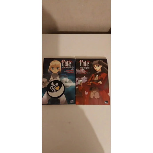 Fate Stay Night - Tome 1 + tome 2 .Manga  Shirô Emiya 