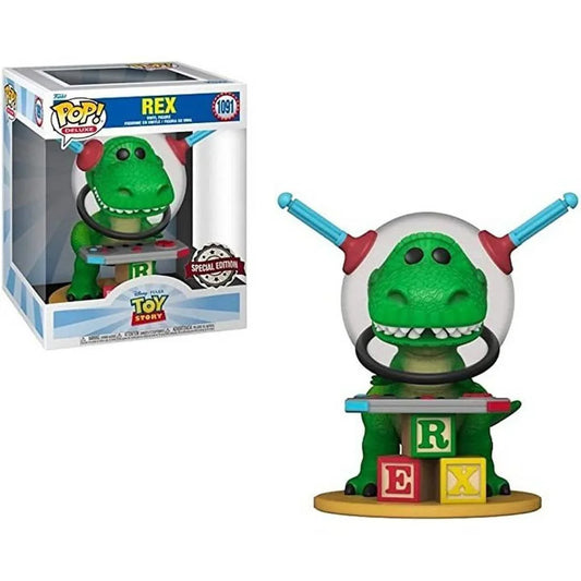 Figurine Funko Pop Deluxe Rex Toy Story N°1091 58179 Special Edition avec manette de jeu Disney Pixar