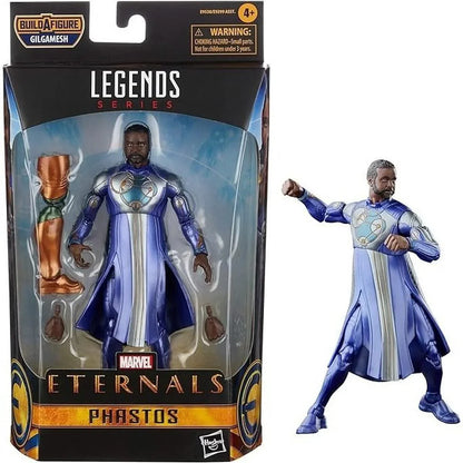 Boîte collector Marvel Legends Series Eternals Phastos Hasbro Build-A-Figure Gilgamesh figurine 6 pouces
