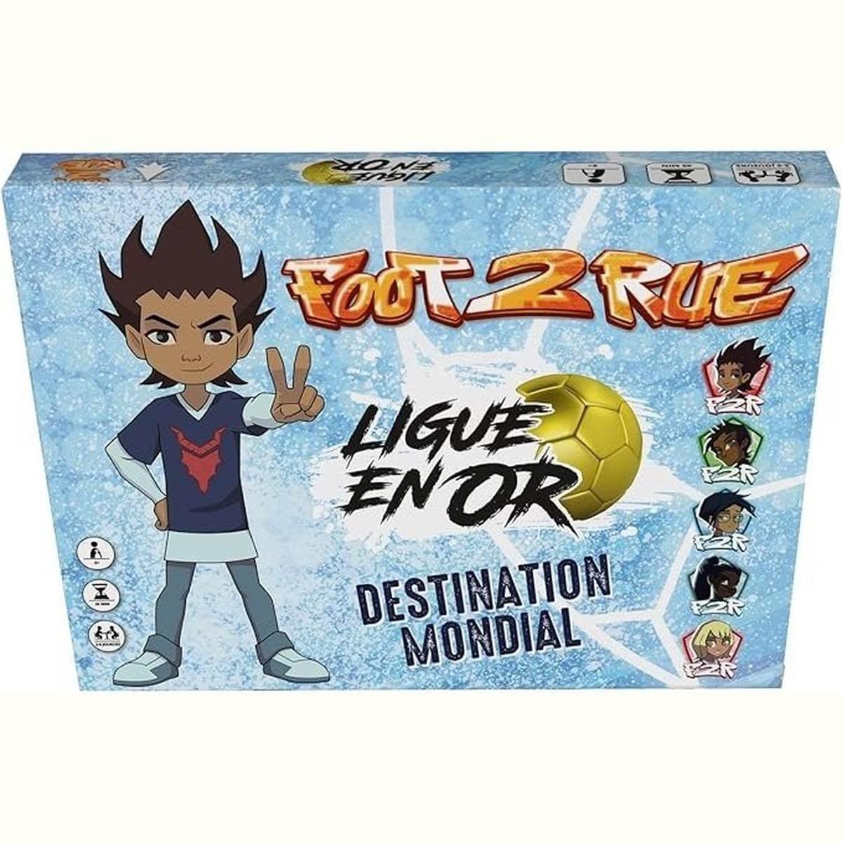 Foot2Rue Ligue en Or .Destination Mondial.Jeu de société