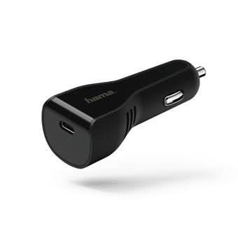 Hama Chargeur de voiture Port USB Type-C Alimentation secteur PD 3A Noir