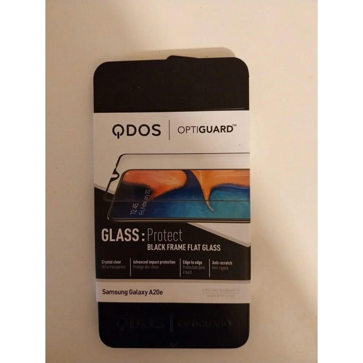 Verre Trempé Qdos Optiguard Samsung Galaxy A20e