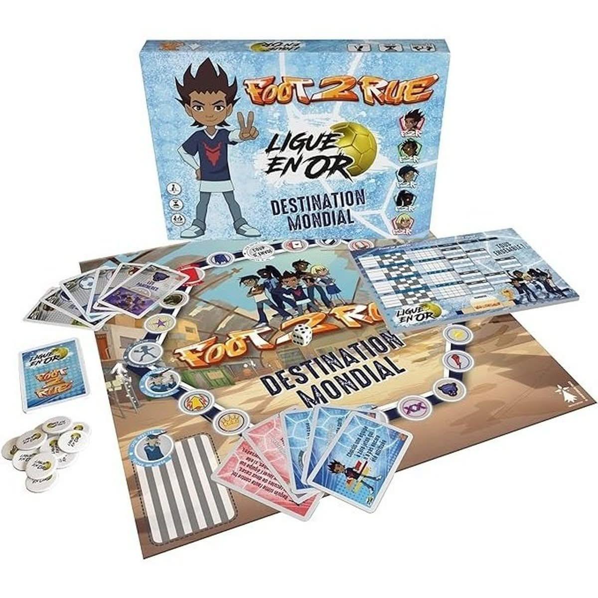 Foot2Rue Ligue en Or .Destination Mondial.Jeu de société
