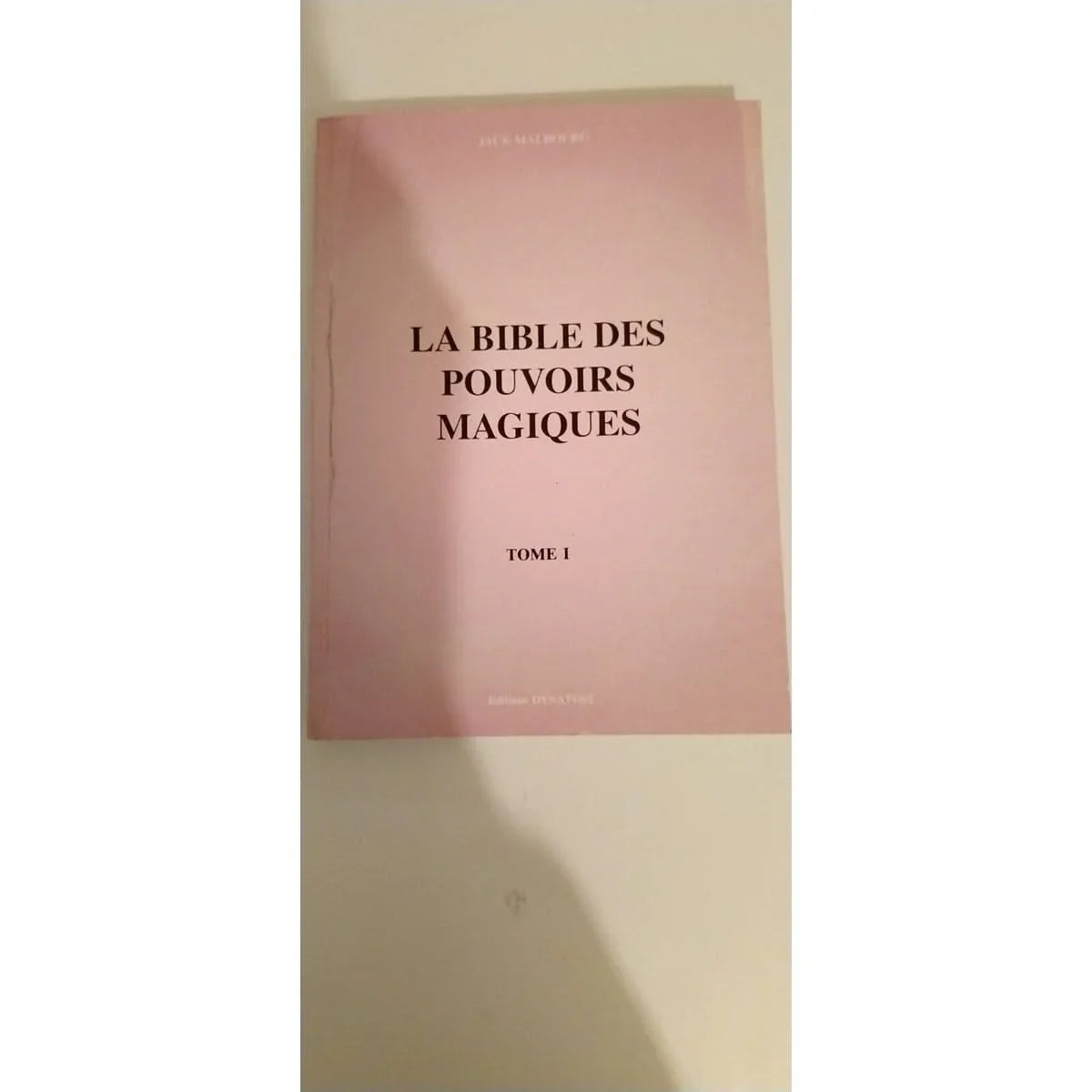 La bible des pouvoirs magiques tome 1 livre