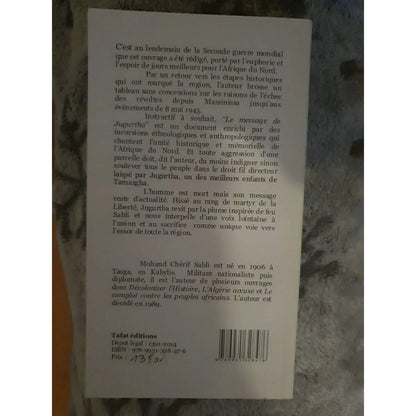 Le Message de Jugurtha - Mohand Cherif Sahli