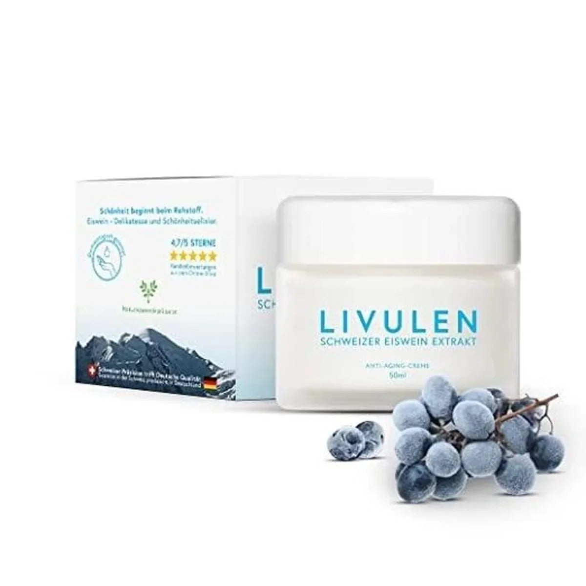 Livulen crème anti age a l extraits de vin de glace