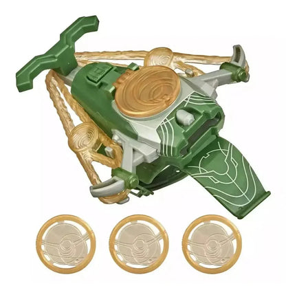 Lance-disques cosmique Marvel Eternals vert et or avec 3 disques - Hasbro Cosmic Disc Launcher
