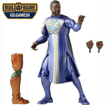Figurine Marvel Legends Phastos Eternals Hasbro 15cm articulée costume bleu Build-A-Figure Gilgamesh mains interchangeables