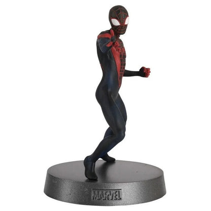 Statuette die-cast Miles Morales Spider-Man Marvel échelle 1/18 Hero Collector Heavyweights costume noir rouge