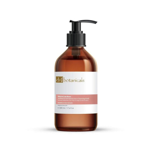 Nettoyant antibactérien pour les mains et le visage à la rose marocaine Dr Botanicals