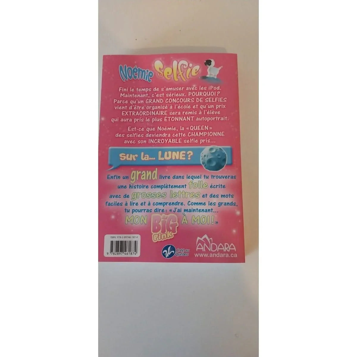 Noémie Selfie librairie en ligne