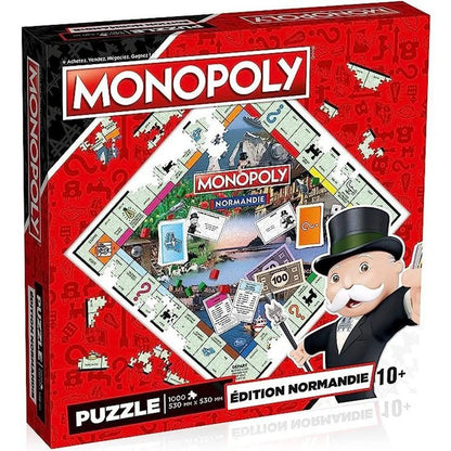 Puzzle Monopoly édition Normandie 1000 pièce